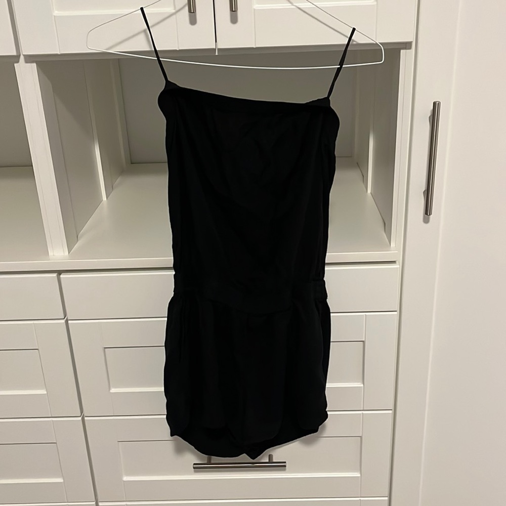 Azure Skies Strapless Romper